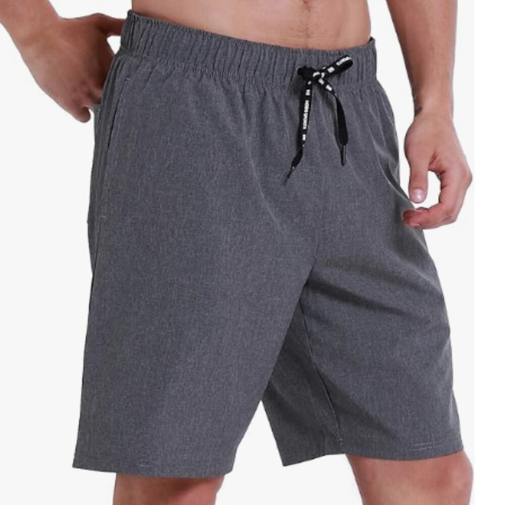Hodo SPorts - Mens Swim Trunks 9", size X-Large US mens, color grey.